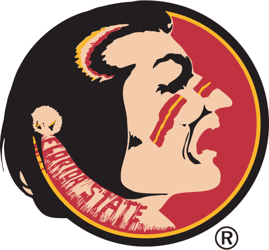 Florida State Seminoles 1976-1989 Primary Logo diy DTF decal sticker